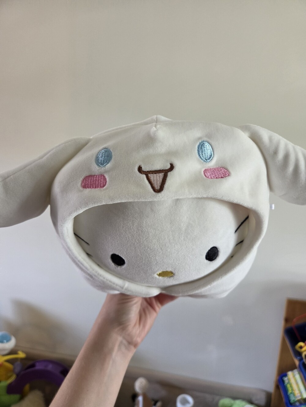 Easter Hello Kitty Squishmallows In Cinnamoroll Hoodie 8" Little Plush Toy - Picture 4 of 8